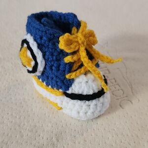 Converse Blue and Yellow Baby Walker Sneaker